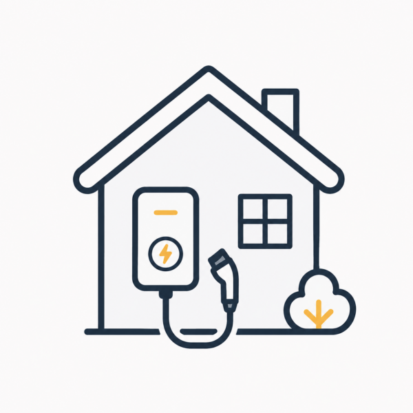 Ladeinfrastruktur für Zuhause Icon